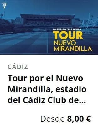 Tour por el Nuevo Mirandilla, estadio del Cádiz Club de Fútbol