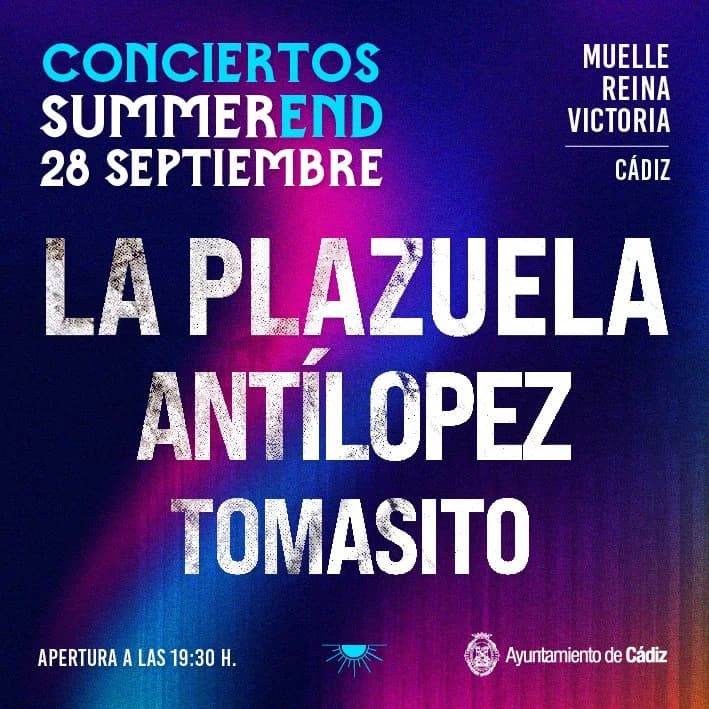 Cádiz cierra el verano con los conciertos de ‘Summerend’, que contará con la presentación de la banda granadina La Plazuela.