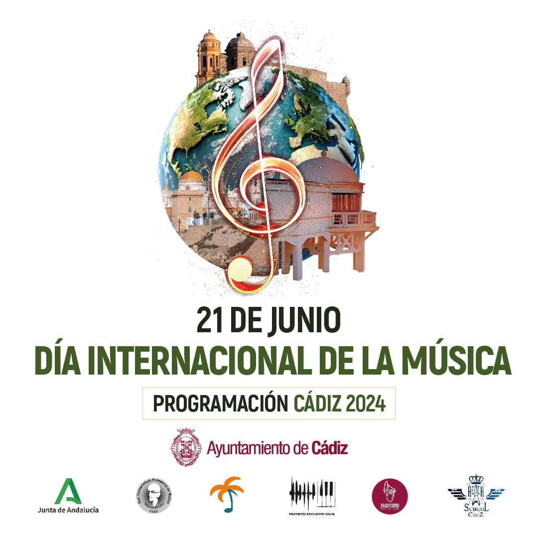 Música por toda Cádiz en el Día Internacional de la Música 2024: programa completo
