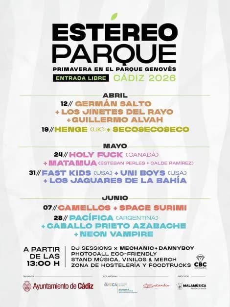 Estéreo Parque: Germán Salto, Los Jinetes del Rayo y Guillermo Alvah