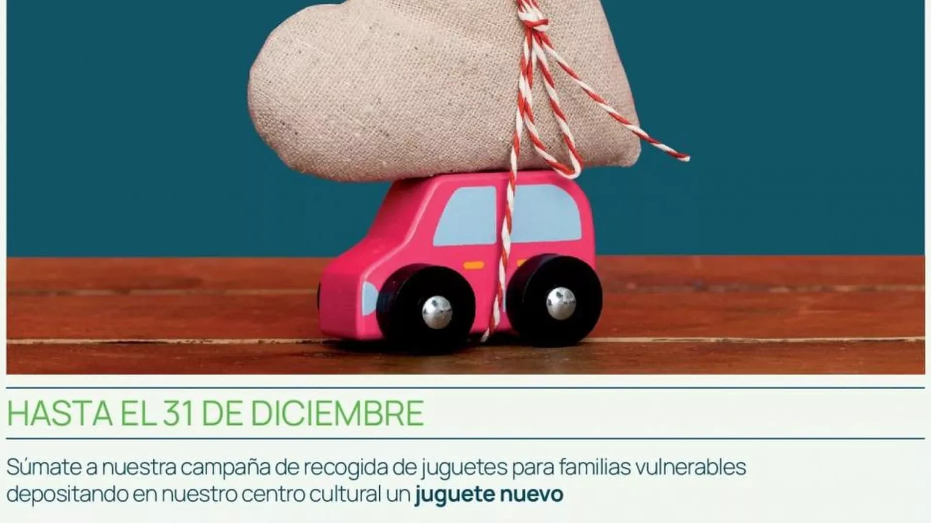 Fundación Unicaja recolecta juguetes para niños vulnerables